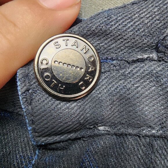 Standard Cloth Jeans Mens 30x30 Gray & Blue Skinny Tapered - Picture 9 of 15